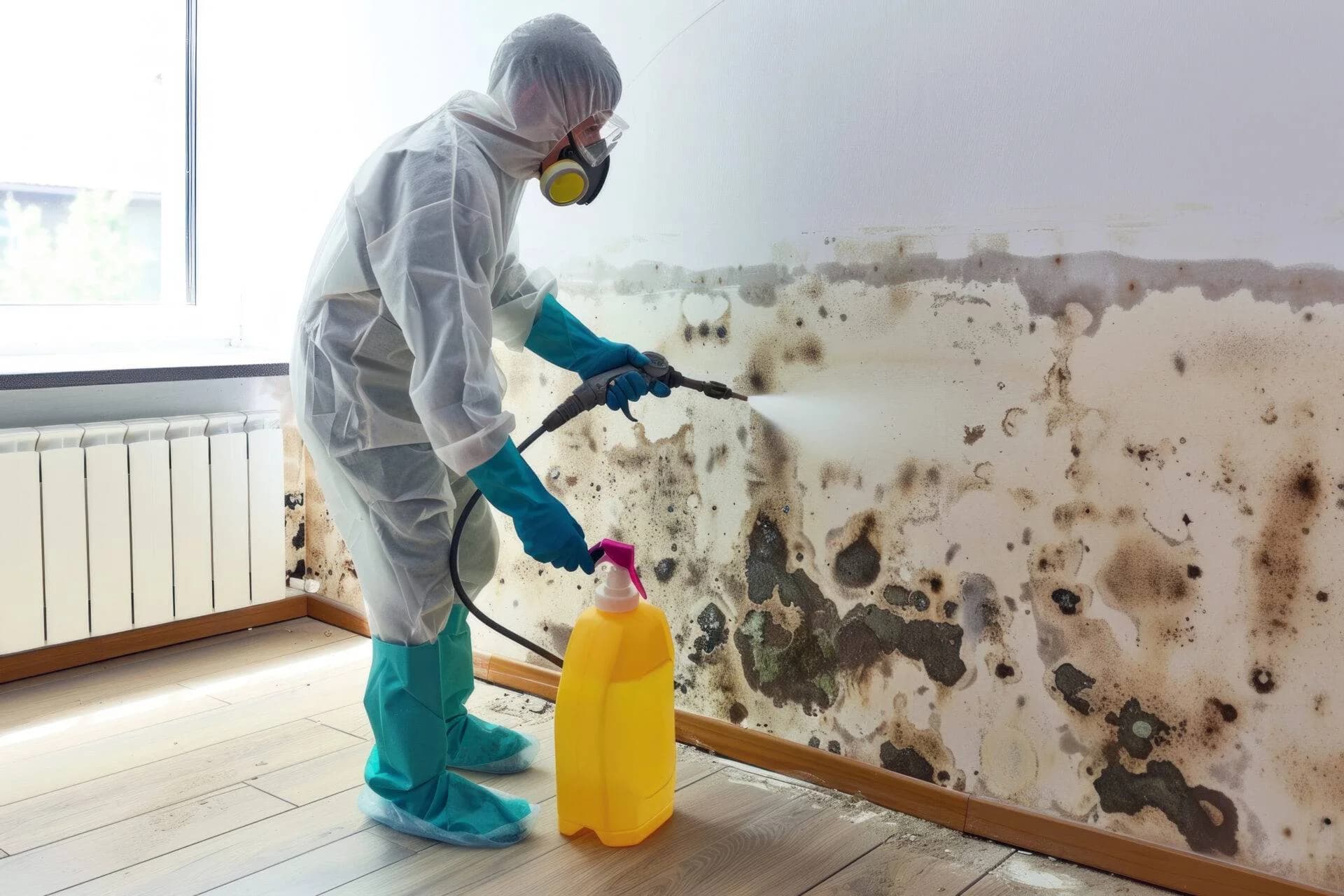 IICRC-certified mold remediation professional in Clarksville TN home