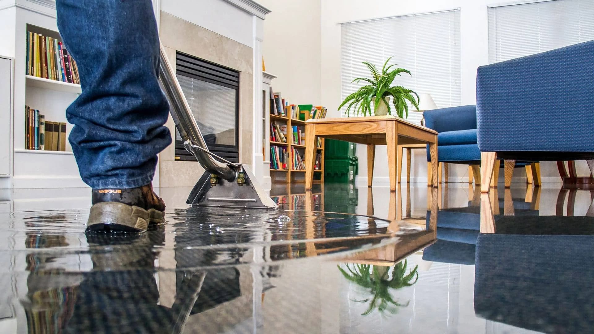 Water damage restoration professionals responding to a flooded property in Clarksville TN