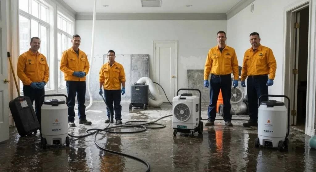 Water damage restoration professional team ready to respond in Clarksville TN